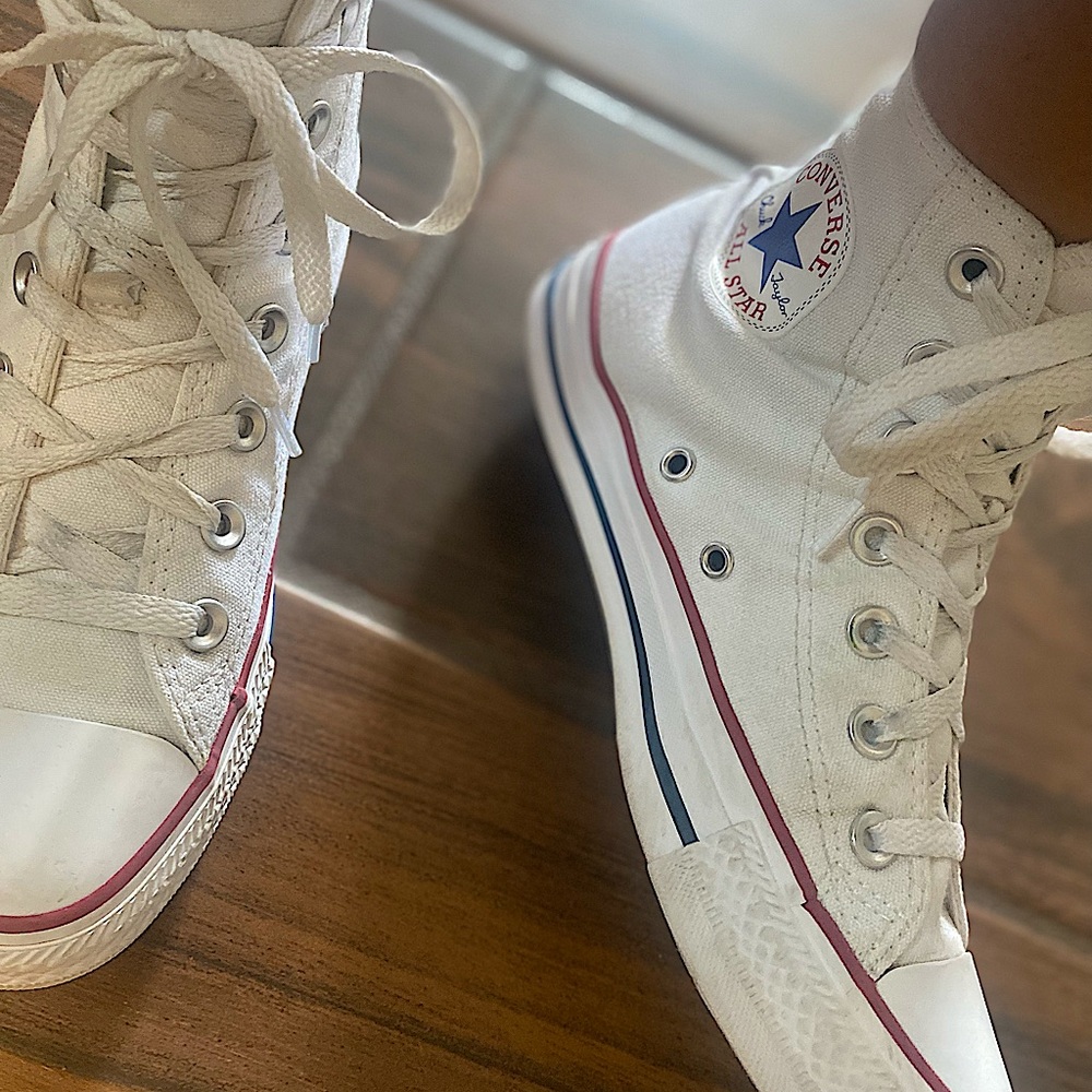 White high top converse